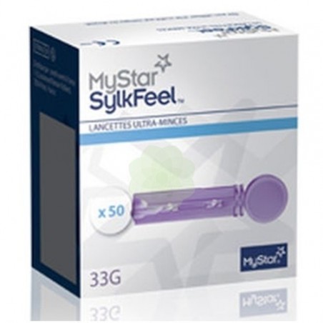 Sanofi Lancette Pungidito Mystar Sylkfeel Lancets 33 Gauge 50 Pezzi