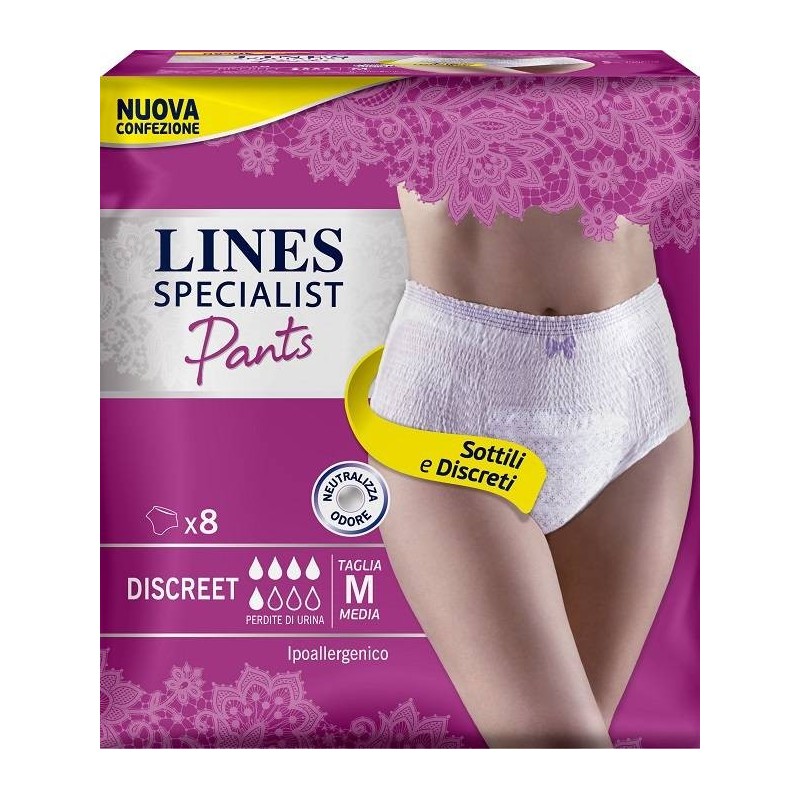 Fater Lines Specialist Pants Discreet M Farma 8 Pezzi