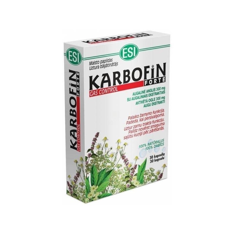 Esi Karbofin Forte 30capsule