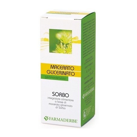 Farmaderbe Sorbo Gemme Macerato Glicerinato 50 Ml