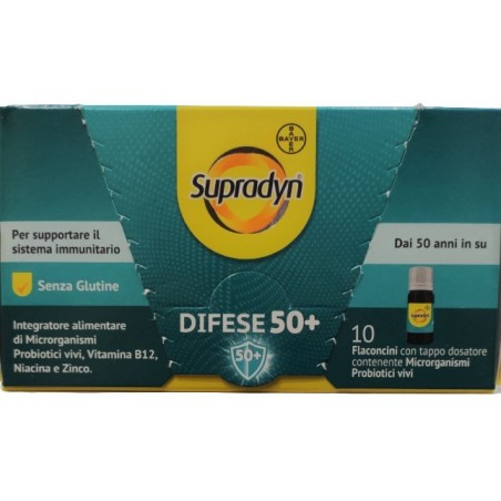 Bayer Supradyn Difese 50+ 10 Flaconcini 10 Ml