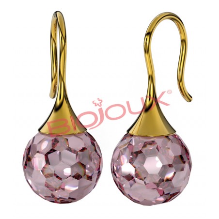 Sanico Bjt322 Orecchini Carmen Rosa Gold Plated