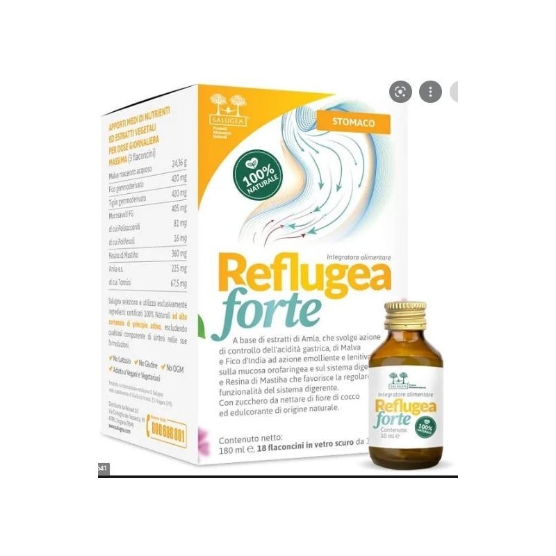 Salugea Reflugea Forte 18 Flaconcini Da 10 Ml