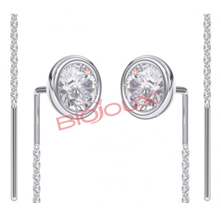 Sanico Bjt331 Orecchini Gwenda Swarovski Stainless Steel