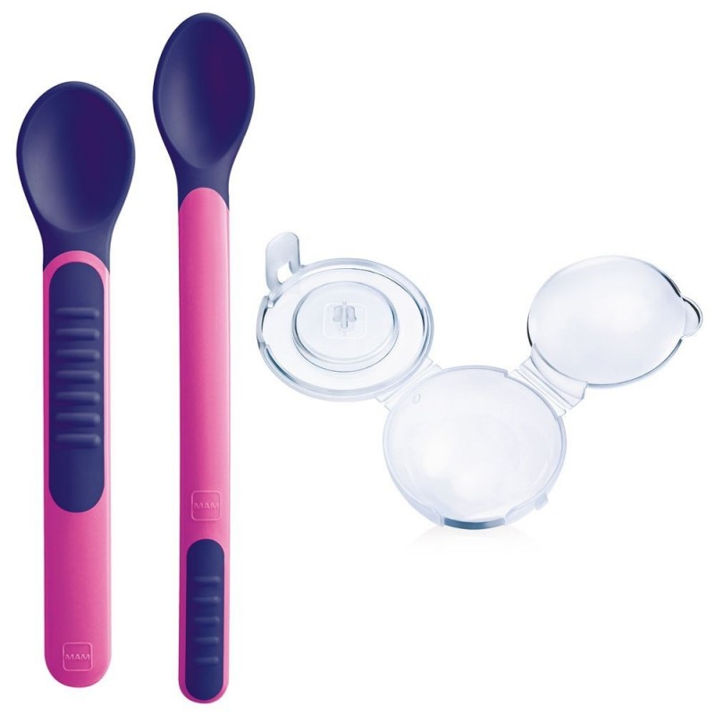 Bamed Baby Italia Mam Heat Sensitive Spoons&cover Femmina