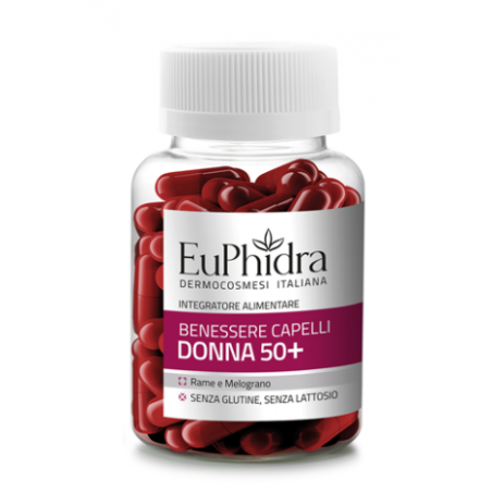 Euphidra Capelli Donna 50+ Integratore Anticaduta 60 Capsule - Farmasole