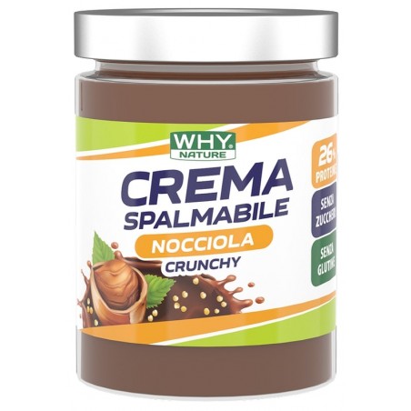 Biovita Whynature Crema Spalmabile Nocciola Crunchy 300 G