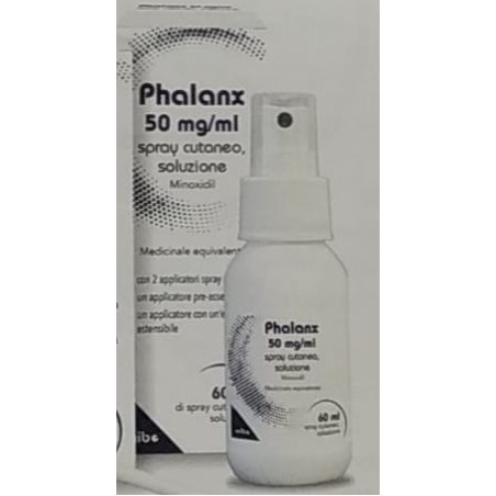 Mibe Pharma Italia Phalanx 50 Mg/ml Spray Cutaneo, Soluzione Minoxidil Medicinale Equivalente