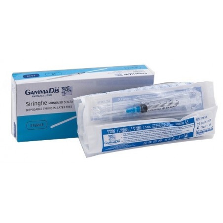 Gammadis Farmaceutici Siringa Soft Capacita' 2,5ml Ago Gauge 23 Confezione 10 Pezzi