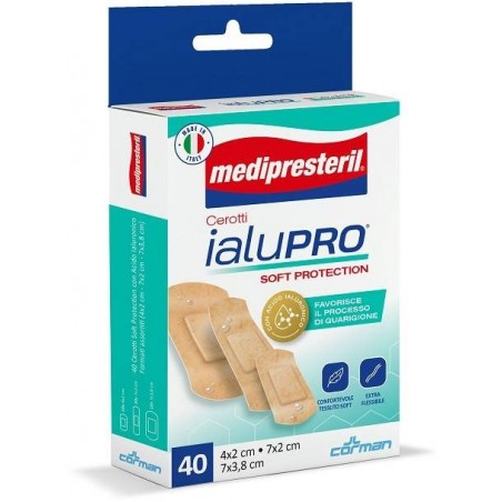 Corman Medipresteril Cerotti Ialupro Soft Proteciont 3 Formati Assortiti 40 Pezzi