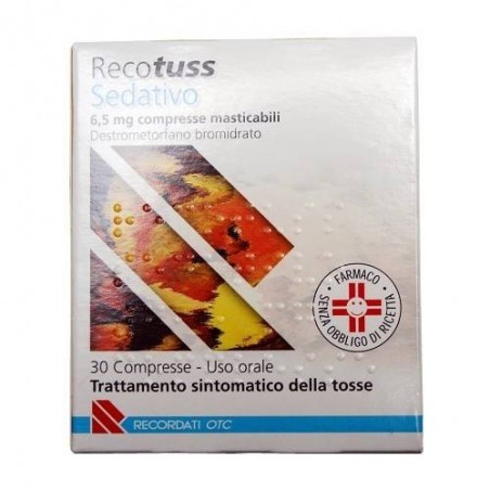 Recordati Recotuss Sedativo 6,5 Mg Compresse Masticabili Destrometorfano Bromidrato