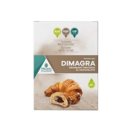 Promopharma Dimagra Croissant Proteico Cioccolato 195 G