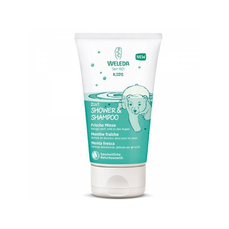 Weleda Italia Doccia & Shampoo Menta 150 Ml