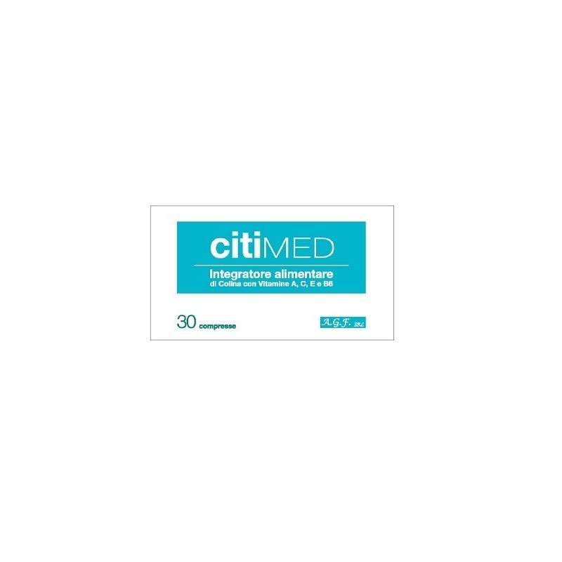 A. G. F. Citimed 30 Compresse 750 Mg