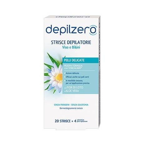 Conter Depilzero Strisce Viso E Bikini 20 Pezzi