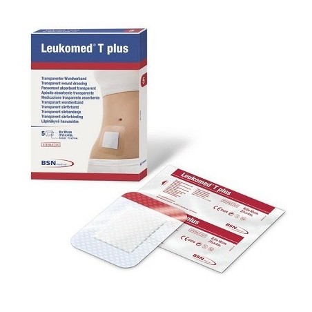 Essity Italy Medicazione Post-operatoria Leukomed T Plus Trasparente Impermeabile 8 X 10 Cm