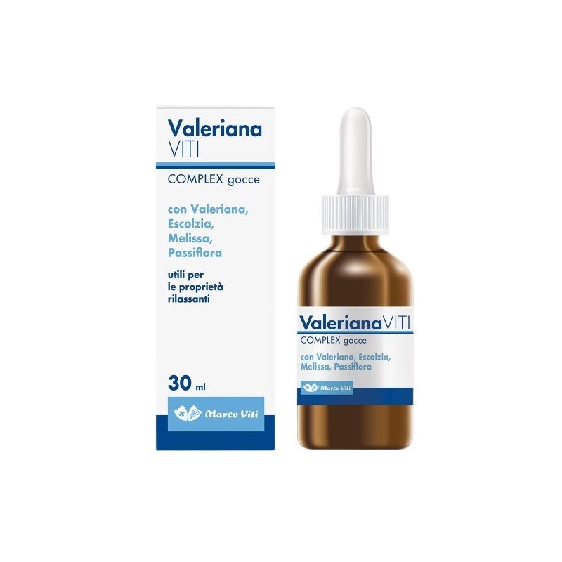 Marco Viti Farmaceutici Valeriana Viti Complex Gocce 30 Ml