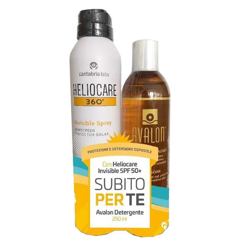 Difa Cooper Heliocare Invisible Spray 50+ 200 Ml + C/avalon 250 Ml