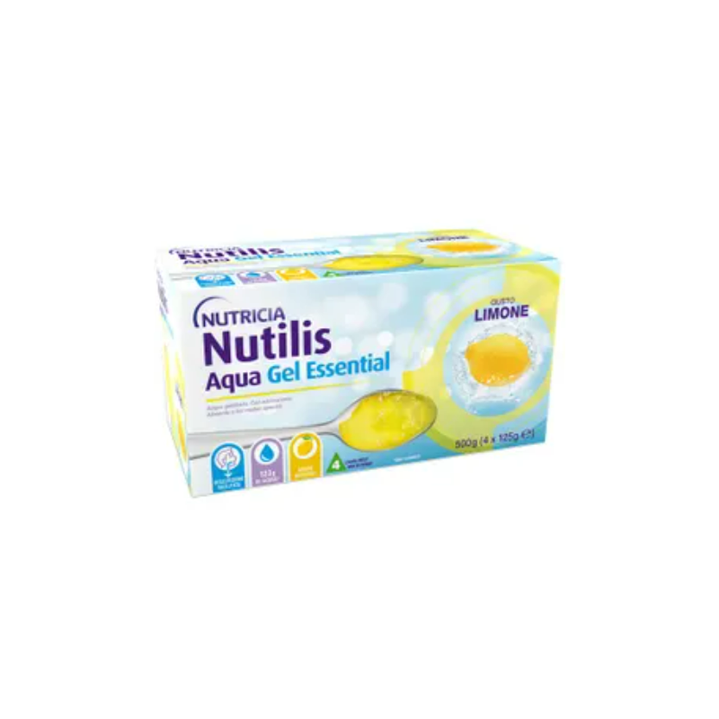 Danone Nutricia Soc. Ben. Nutilis Aqua Gel Limone 4 Pezzi Da 125 G