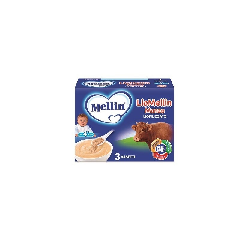 Danone Nutricia Soc. Ben. Liomellin Manzo Liofilizzato 10 G 3 Pezzi