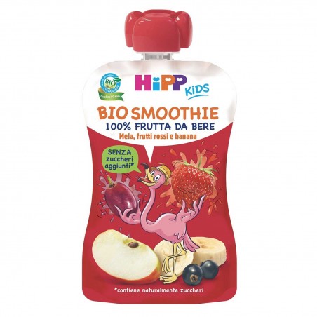 Hipp Italia Hipp Bio Smoothies Mela/ban/frutti Rossi 120 Ml