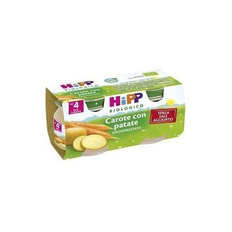 Hipp Italia Hipp Bio Hipp Bio Omogeneizzato Carote Con Patate 2x80 G