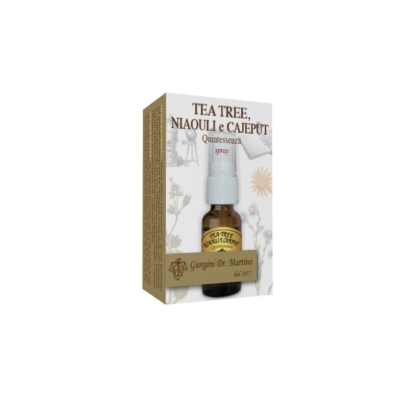 Dr. Giorgini Ser-vis Tea Tree Niaouli E Cajeput Quintessenza Spray 15 Ml