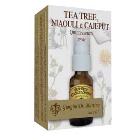 Dr. Giorgini Ser-vis Tea Tree Niaouli E Cajeput Quintessenza Spray 15 Ml