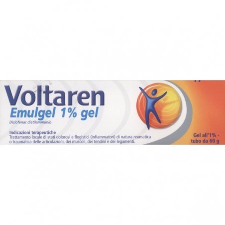 Voltaren Emulgel 1% Gel Antinfiammatorio e Antidolorifico 60 gr Farmed