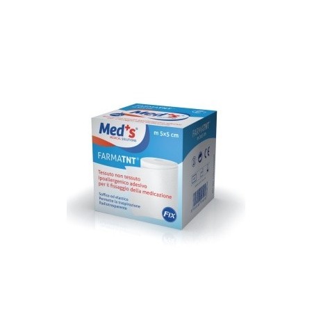 Farmac-zabban Cerotto Meds Farmatessuto Non Tessuto Tessuto Non Tessuto Fix Ipoallergenico Adesivo 250x5 Cm