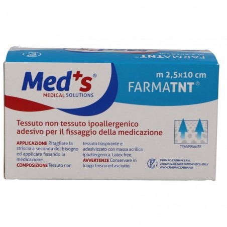 Farmac-zabban Cerotto Meds Farmatessuto Non Tessuto Tessuto Non Tessuto Fix 250x10 Cm