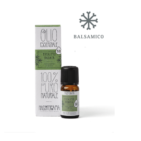 Olio Essenziale Eucalipto Radiata Bio Eucalyptus Radiata Foglie 10 ml Nasoterapia