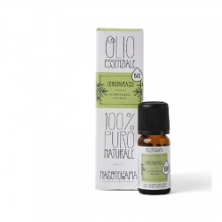 Olio Essenziale Lemongrass Bio Cymbopogon Fexuosus Parti Aeree 10 ml Nasoterapia