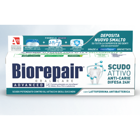 Coswell Biorepair Plus Advanced Scudo Attivo Smalto 75 Ml