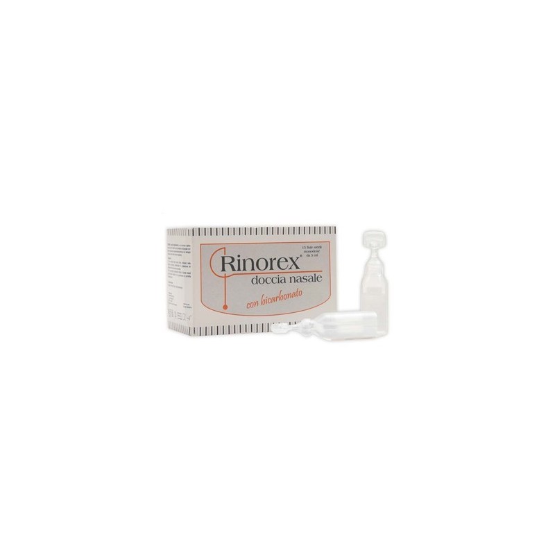 Stewart Italia Fiala Per Doccia Nasale Rinorex Bicarbonato 5 Ml 15 Pezzi