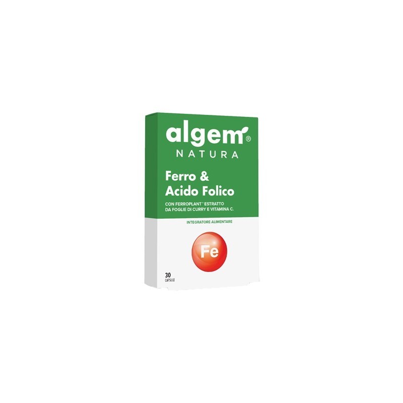 Algem Natura Ferro&acido Folico 30 Capsule