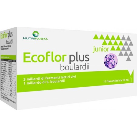 Aqua Viva Ecoflor Plus Boulardii Junior 10 Flaconcini