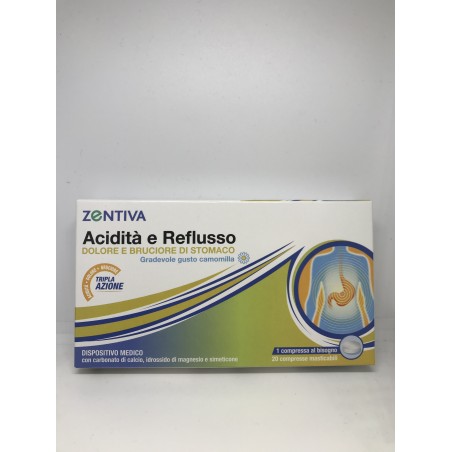 Zentiva Italia Zentiva Acidita' Reflusso 20 Compresse Masticabili