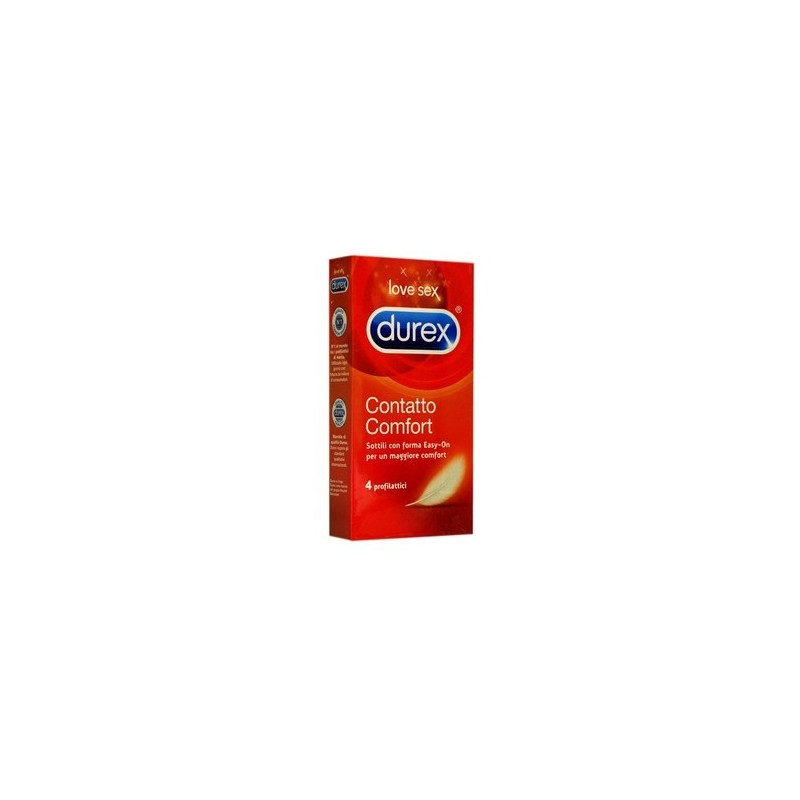 Reckitt Benckiser H. Profilattico Durex Contatto Comfort 4 Pezzi