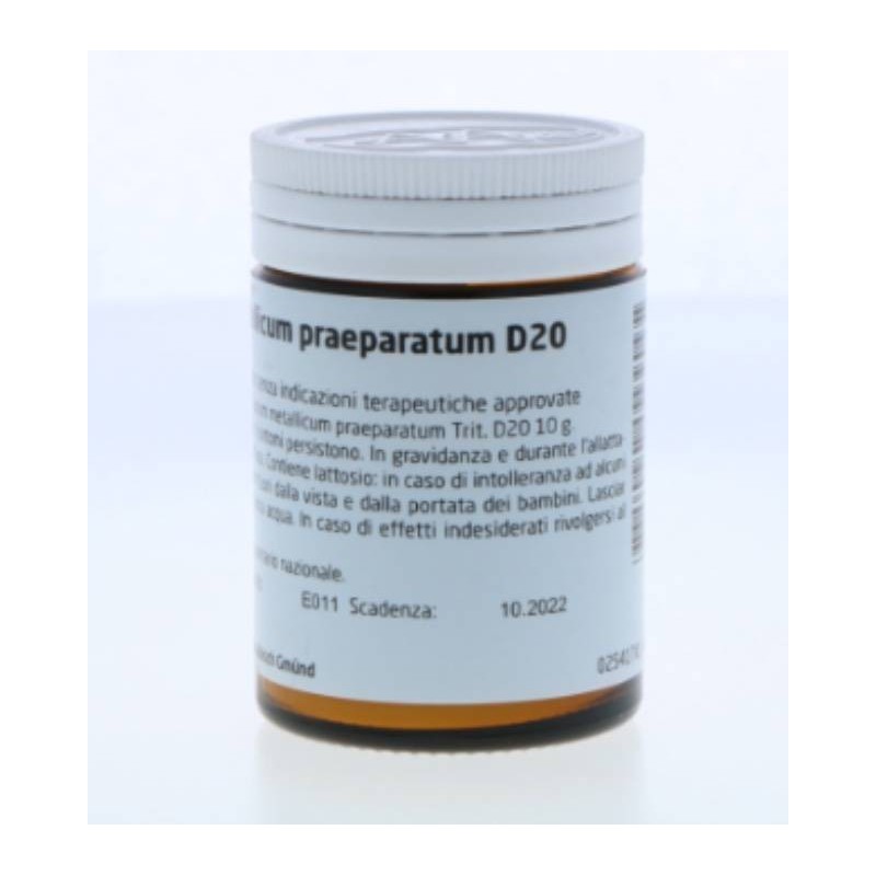 Weleda Italia Weleda Cuprum Metallicum Praeparatum D20 Trituration 20 G