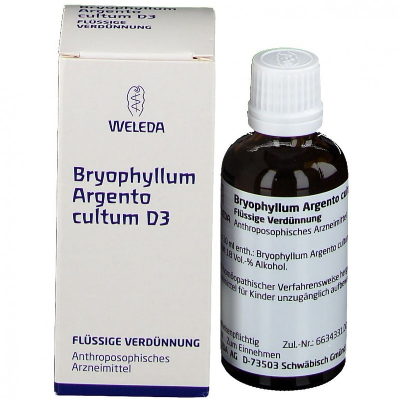 Weleda Italia Bryophyllum Argento D3 50ml Gt