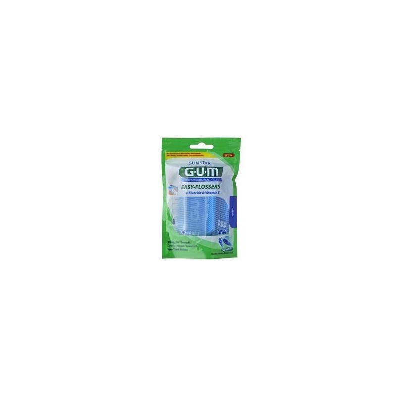 Sunstar Italiana Gum Easy Flossers Filo Interdentale Con Forcella 30 Pezzi