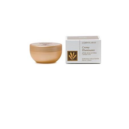 L'Erbolario Crema Illuminante Doposole Vellutante Corpo 200 ml con Glitter