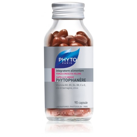 Phyto Phytophanere Integratore Alimentare Capelli/unghie 90 Capsule Nuova Formula Allo Zinco