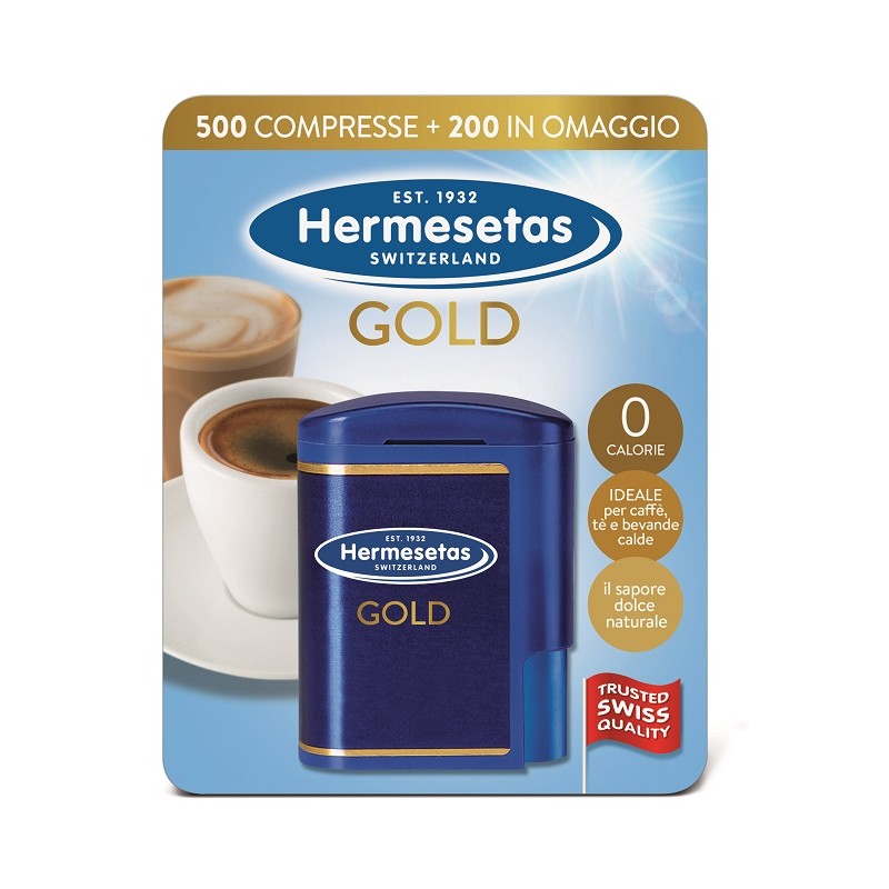 Dompe' Farmaceutici Hermesetas Gold 500+200 Compresse 35 G