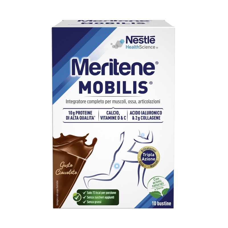 Nestle' It. Meritene Mobilis Chocolate 8 10 Bustine