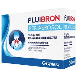 Fluibron per Aerosol Farmaco Mucolitico Fluidificante 20 Flaconcini da 2 ml