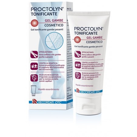 Recordati Proctolyn Tonificante Gel Gambe 100 Ml