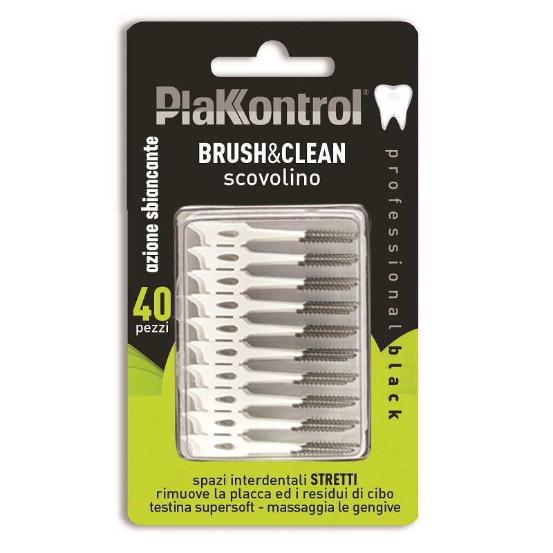 Ideco Plakkontrol Brush & Clean Carbon 40 Pezzi