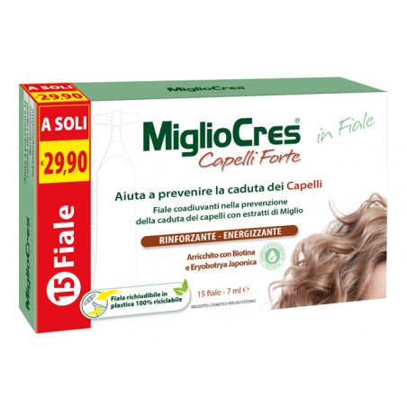 F&f Migliocres Capelli Forte 15 Fiale X 7 Ml